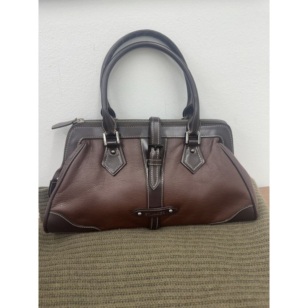 ST JAMES LEATHER BROWN BAG (PU200THRIFTY